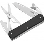Нож многофункциональный Fox Vulpis Aluminium Black. 4 инструмента