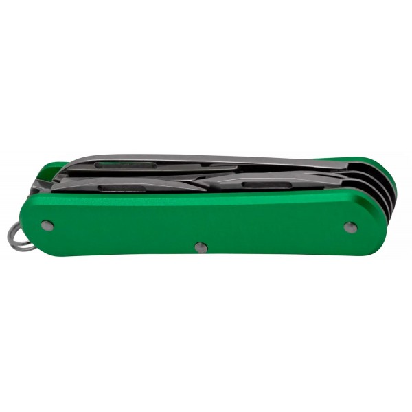 Нож многофункциональный Fox Vulpis Aluminium OD Green. 4 инструмента - 17530719 Нож многофункциональный Fox Vulpis Aluminium OD Green. 4 инструмента - 17530719
