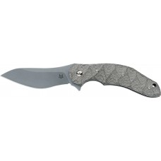 Нож Fox Flipper Micarta OD Green, сталь - N690Co, рукоять - микарта, длина клинка - 90 мм, длина общая - 205 мм