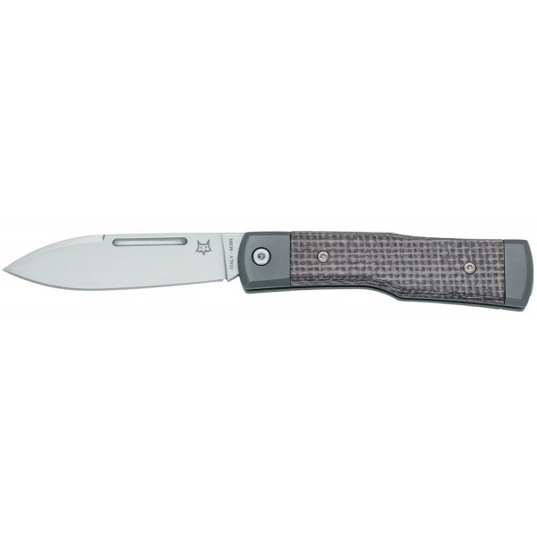 Ніж Fox Gunstock M390 Bison Micarta Titanium Black - 17530738