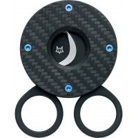 Ніж для сигар Fox The Circle 3K Twill Fat Carbon Black