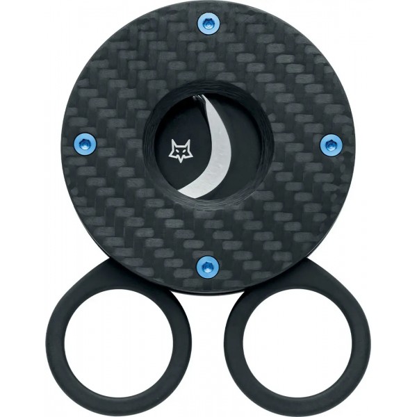 Ніж для сигар Fox The Circle 3K Twill Fat Carbon Black - 17530754