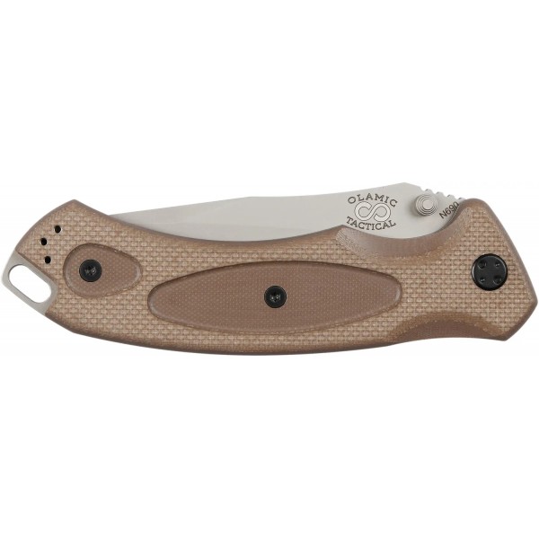 Ніж Fox Olamic Bravado Coyote Brown, сталь - N690Co, руків’я - G-10, довжина клинка - 105 мм, загальна довжина - 247 мм - 17530813 Ніж Fox Olamic Bravado Coyote Brown, сталь - N690Co, руків’я - G-10, довжина клинка - 105 мм, загальна довжина - 247 мм - 17530813