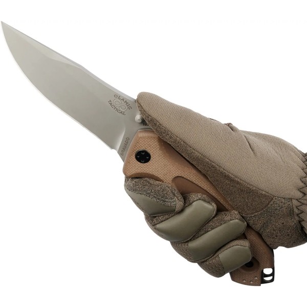 Ніж Fox Olamic Bravado Coyote Brown, сталь - N690Co, руків’я - G-10, довжина клинка - 105 мм, загальна довжина - 247 мм - 17530813 Ніж Fox Olamic Bravado Coyote Brown, сталь - N690Co, руків’я - G-10, довжина клинка - 105 мм, загальна довжина - 247 мм - 17530813