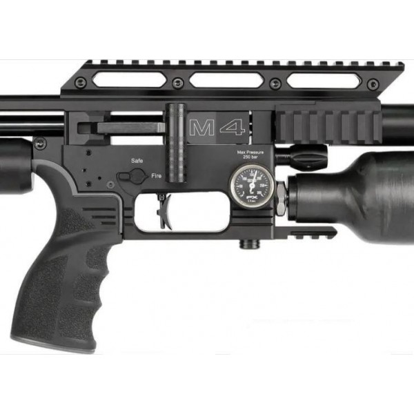 Пневматическая редукторная винтовка FX Airgun M4 Sniper Black.177 кал - IM4-450306-004-00