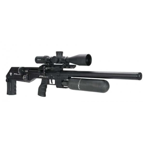Пневматическая редукторная винтовка FX Airgun Leopard Black Sniper Bottle.177 кал - LEO-450306-005-00