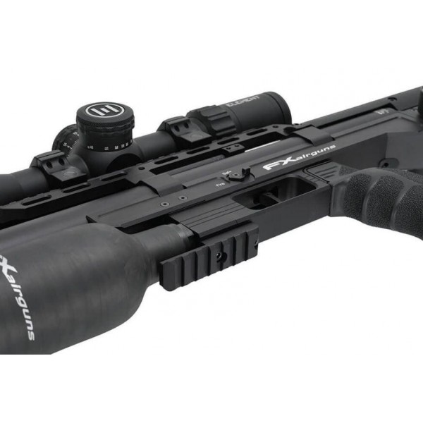 Пневматическая редукторная винтовка FX Airgun Leopard Black Sniper Bottle.177 кал - LEO-450306-005-00