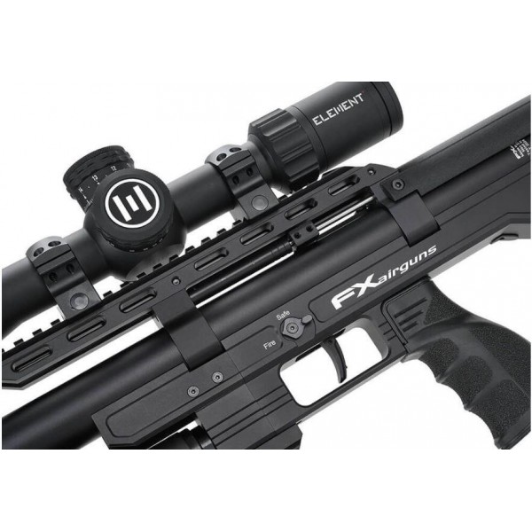 Пневматическая редукторная винтовка FX Airgun Leopard Black Sniper Bottle.177 кал - LEO-450306-005-00
