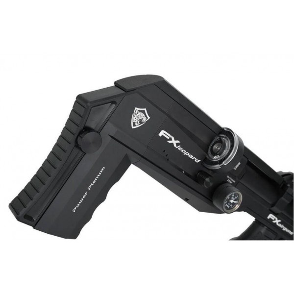 Пневматическая редукторная винтовка FX Airgun Leopard Black Sniper Bottle.177 кал - LEO-450306-005-00