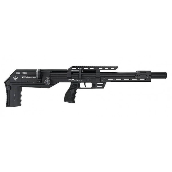 Пневматична редукторна гвинтівка FX Airgun Leopard Black STD Tube.177 кал - LEO-450306-031-00 Пневматична редукторна гвинтівка FX Airgun Leopard Black STD Tube.177 кал - LEO-450306-031-00