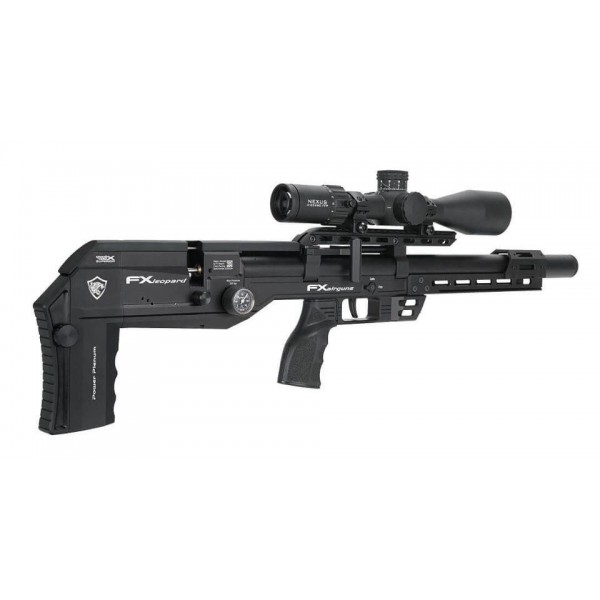 Пневматична редукторна гвинтівка FX Airgun Leopard Black STD Tube.177 кал - LEO-450306-031-00 Пневматична редукторна гвинтівка FX Airgun Leopard Black STD Tube.177 кал - LEO-450306-031-00