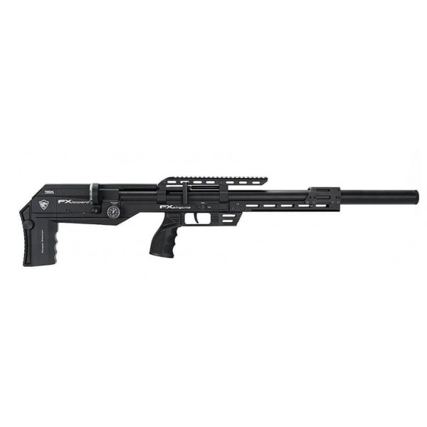 Пневматическая редукторная винтовка FX Airgun Leopard Black Sniper Tube.177 кал - LEO-450306-032-00