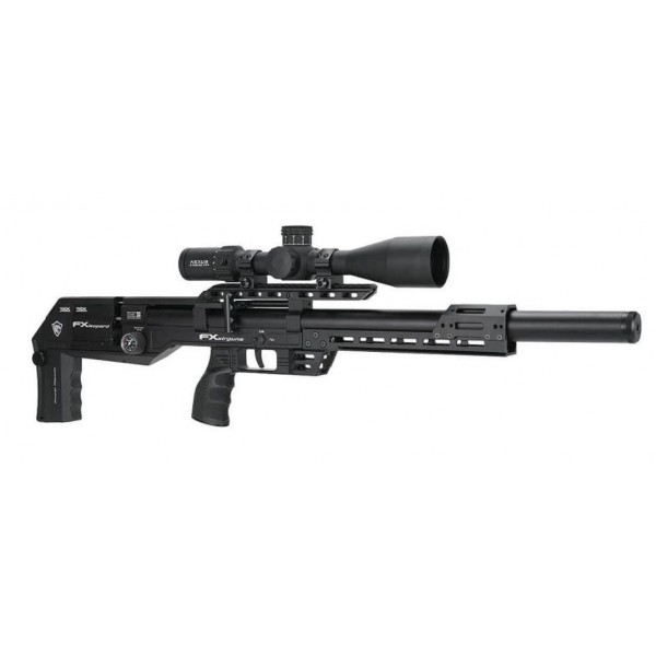 Пневматическая редукторная винтовка FX Airgun Leopard Black Sniper Tube.177 кал - LEO-450306-032-00