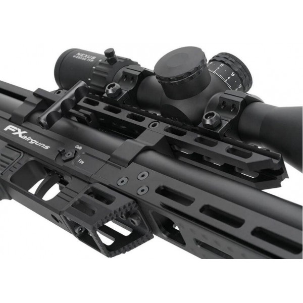 Пневматическая редукторная винтовка FX Airgun Leopard Black Sniper Tube.177 кал - LEO-450306-032-00