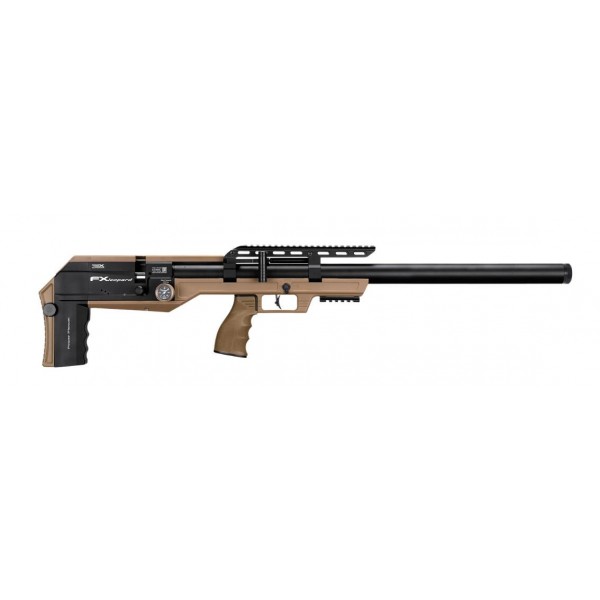 Пневматична редукторна гвинтівка FX Airgun Leopard Composite FDE Sniper Tube.177 кал - LEO-450329-004-00