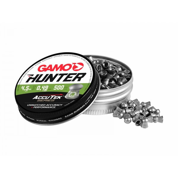 Пульки Hunter AccuTek 0,49гр, 500 шт.кал.4,5 - 6320834-AK