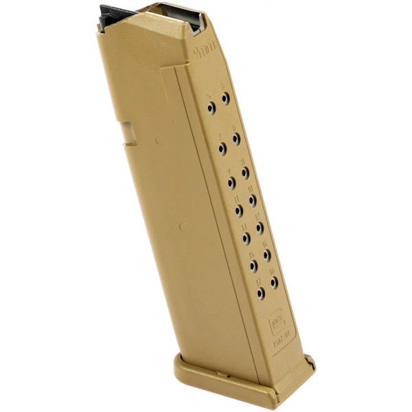 Магазин Glock 19X Coyote 9 мм (9х19) на 17 патронов - 36760579