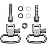 Н-р антабок GrovTec 2.5 см с монтажными винтами/никелированные