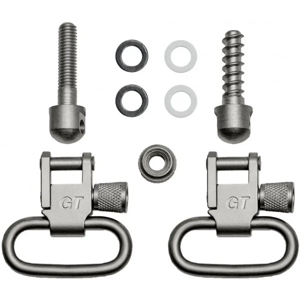 Набір антабок GrovTec 2.5 см з монтажними гвинтами/нікельовані - 13280147
