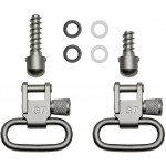 Н-р антабок GrovTec 2.5 см с монтажными винтами для дерева/никелированные