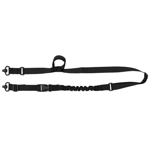 Ремінь збройовий двоточковий GrovTec з QD-антабками black - 13280167