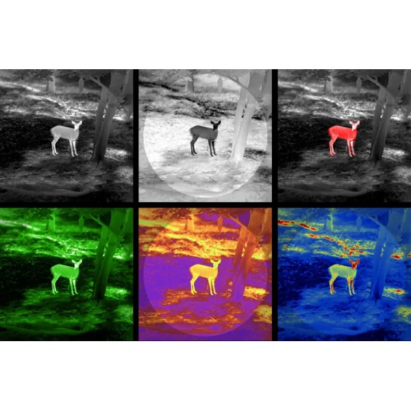 Бинокуляр тепловизионный GUIDE TN650 2.8-22.4x50 640x480@12μm с дальномером 1500 м - 23780130