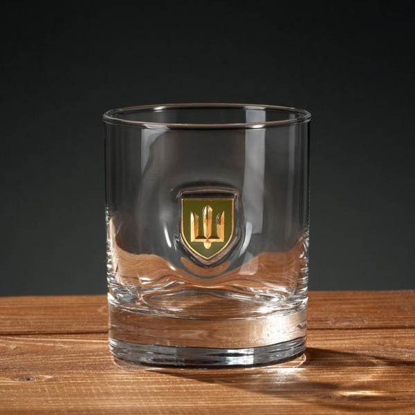 Gun And Fun стакан для віскі з тризубом нарукавним - GAF-STWHTRSH