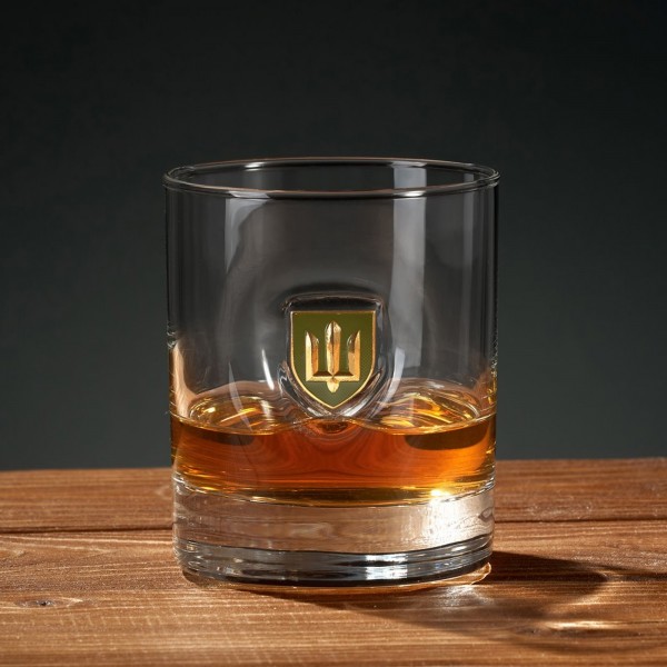 Gun And Fun стакан для віскі з тризубом нарукавним - GAF-STWHTRSH