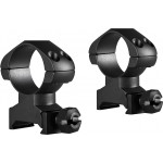 Кольца Hawke Precision Steel. d - 25.4 мм. High. Weaver/Picatinny