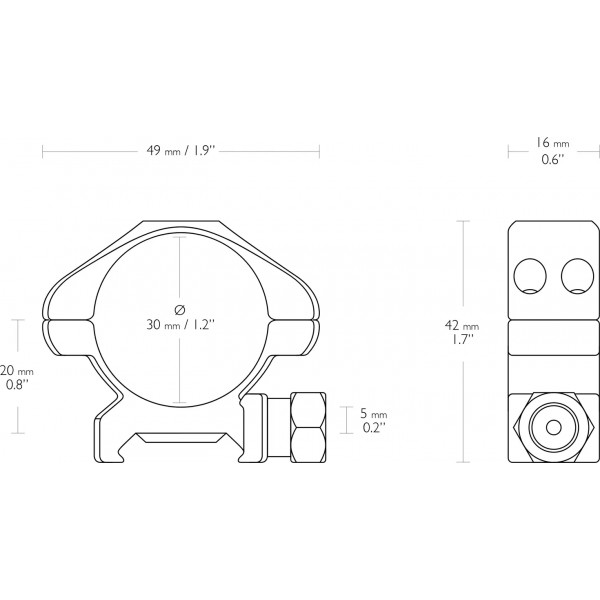 Кольца Hawke Precision Steel. d - 30 мм. Low. Weaver/Picatinny - 39860087 Кольца Hawke Precision Steel. d - 30 мм. Low. Weaver/Picatinny - 39860087