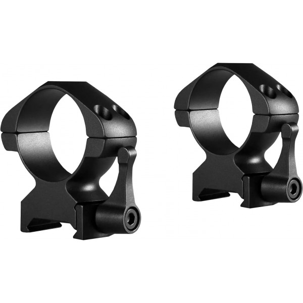 Кільця швидкознімні Hawke Precision Steel. d - 30 мм. High. Weaver/Picatinny - 39860095