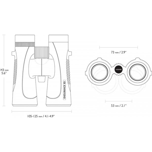 Бінокль Hawke Endurance ED 10х42 Green - 39860131