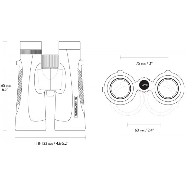 Бінокль Hawke Endurance ED 10х50 - 39860132 Бінокль Hawke Endurance ED 10х50 - 39860132