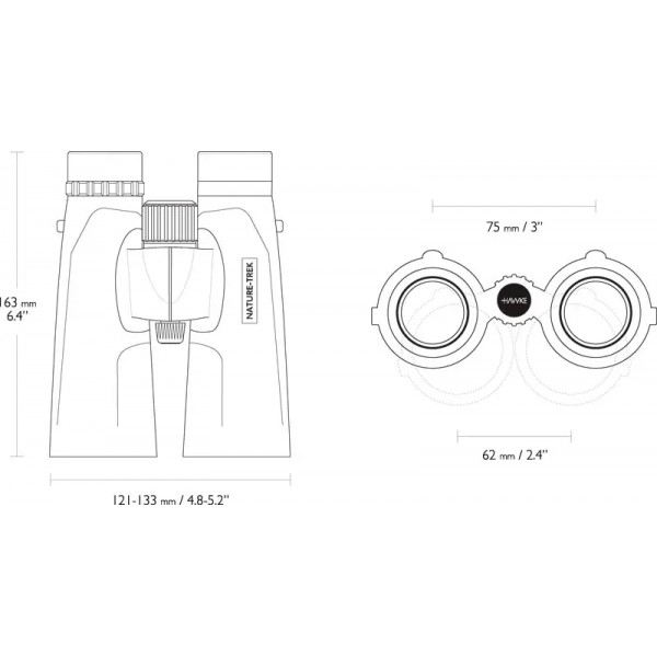 Бінокль Hawke Nature-Trek 12х50 ц: зелений - 39860137 Бінокль Hawke Nature-Trek 12х50 ц: зелений - 39860137
