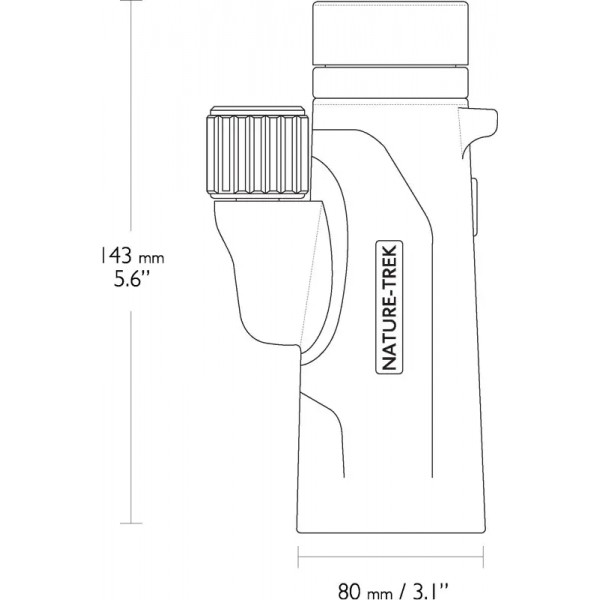 Монокуляр Hawke Nature-Trek 10х42 ц: зелений - 39860139 Монокуляр Hawke Nature-Trek 10х42 ц: зелений - 39860139