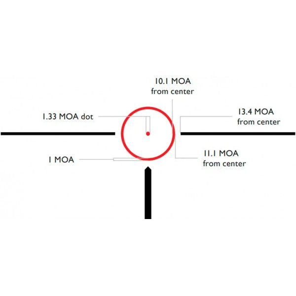 Приціл оптичний Hawke Frontier 30 1-6x24 сітка Circlel Dot з підсвічуванням - 39860152