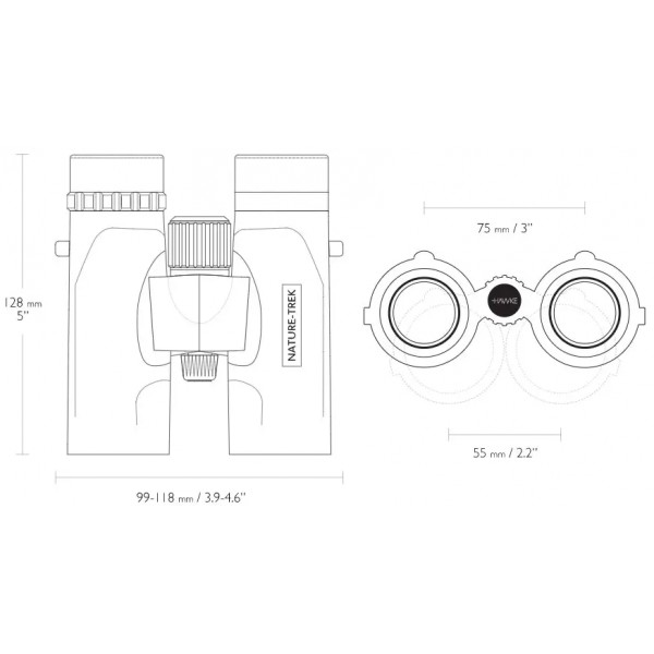 Бинокль Hawke Nature-Trek 8х32 ц: зеленый - 39860170 Бинокль Hawke Nature-Trek 8х32 ц: зеленый - 39860170