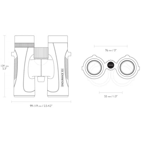 Бінокль Hawke Endurance ED 8х32 - 39860175 Бінокль Hawke Endurance ED 8х32 - 39860175
