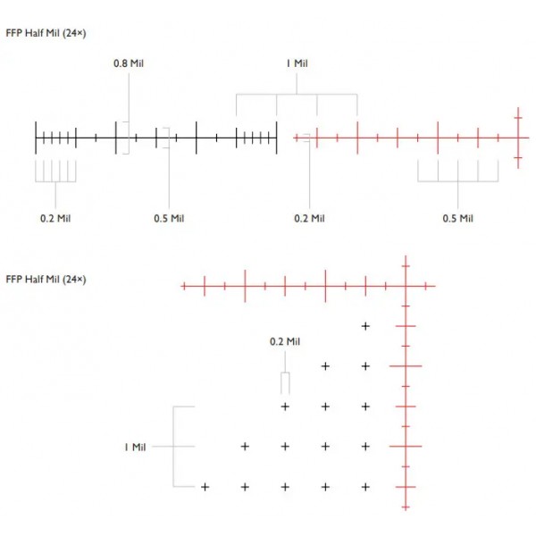 Прицел оптический Hawke Sidewinder 6-24x56 SF FFP сетка Half Mil с подсветкой - 39860232 Прицел оптический Hawke Sidewinder 6-24x56 SF FFP сетка Half Mil с подсветкой - 39860232
