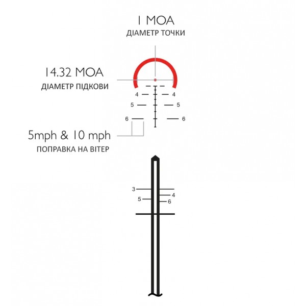 Приціл оптичний Hawke Vantage 30 WA 1-8х24 сітка Tactical BDC 5.56 з підсвічуванням - 39860462 Приціл оптичний Hawke Vantage 30 WA 1-8х24 сітка Tactical BDC 5.56 з підсвічуванням - 39860462