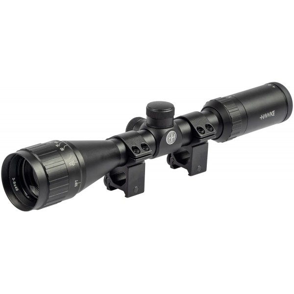 Приціл оптичний Hawke Fast Mount 3-9x40 AO сітка Mil Dot. Кільця на Weaver - 39860489