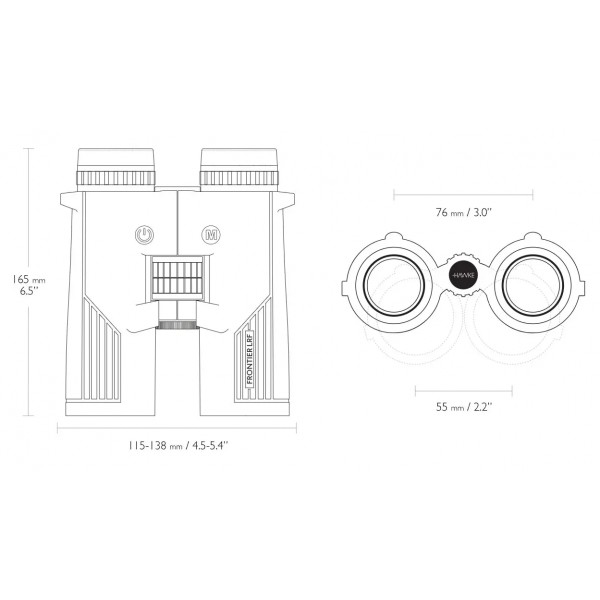 Бінокль Hawke Frontier LRF Green 8x42 з далекоміром 1800 м - 39860491 Бінокль Hawke Frontier LRF Green 8x42 з далекоміром 1800 м - 39860491