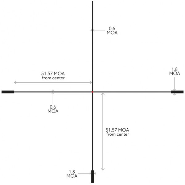 Прицел оптический Hawke Endurance FD 1-6x24 сетка L4A с подсветкой - 39860551 Прицел оптический Hawke Endurance FD 1-6x24 сетка L4A с подсветкой - 39860551