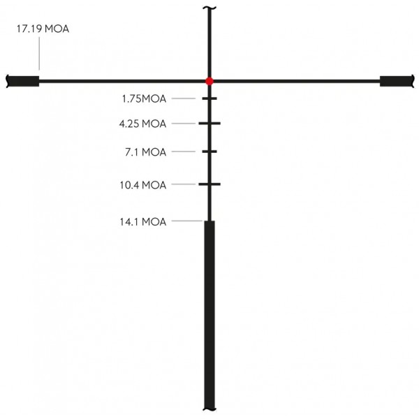 Прицел оптический Hawke Endurance FD 1.7-10x44 сетка LR2 с подсветкой - 39860552 Прицел оптический Hawke Endurance FD 1.7-10x44 сетка LR2 с подсветкой - 39860552