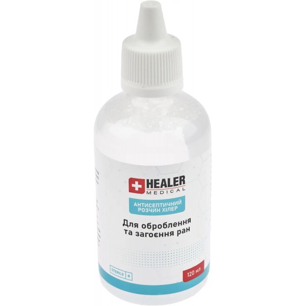 Антисептик HEALER MEDICAL розчин для обробки і загоєння ран (стерильний) - 3576942