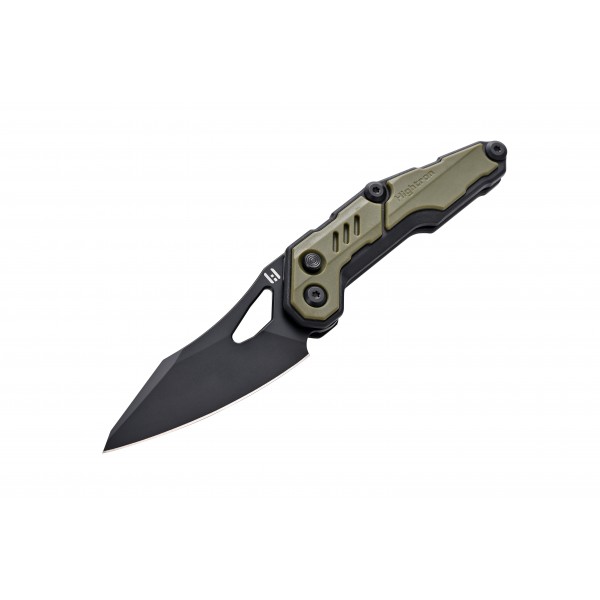 Ніж Hightron Spectron, M390, GFN, зелений, чорний клинок - HK04GRN