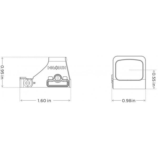 Приціл коліматорний Holosun HS507K X2 точка 2 MOA + коло 32 МОА - 15920075 Приціл коліматорний Holosun HS507K X2 точка 2 MOA + коло 32 МОА - 15920075
