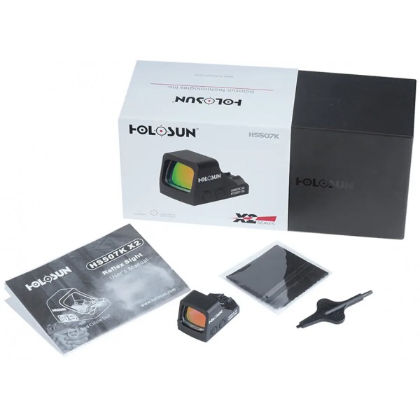 Приціл коліматорний Holosun HS507K X2 точка 2 MOA + коло 32 МОА - 15920075 Приціл коліматорний Holosun HS507K X2 точка 2 MOA + коло 32 МОА - 15920075