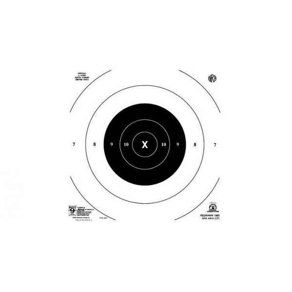 Мишень пистолетная Hoppe's 27х27, 20 шт. в упаковке - B7