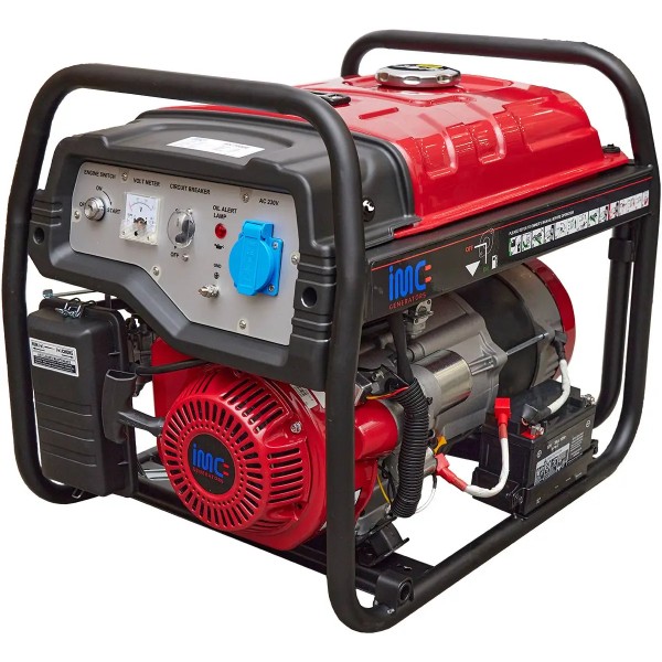 Генератор однофазный бензиновый IMC 5 KVA/3.8 кВт - 7100012 Генератор однофазный бензиновый IMC 5 KVA/3.8 кВт - 7100012